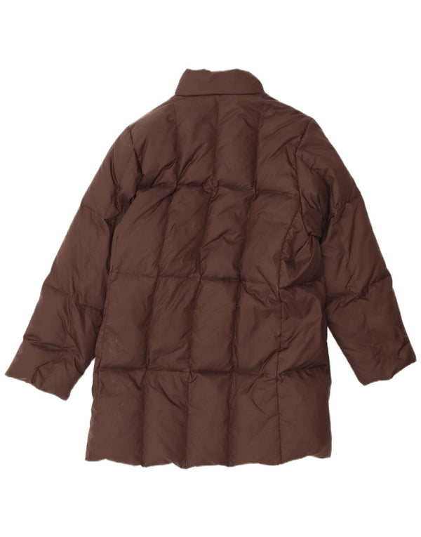 BELFE & BELFE Womens Padded Coat IT 44 Medium Brown Polyester