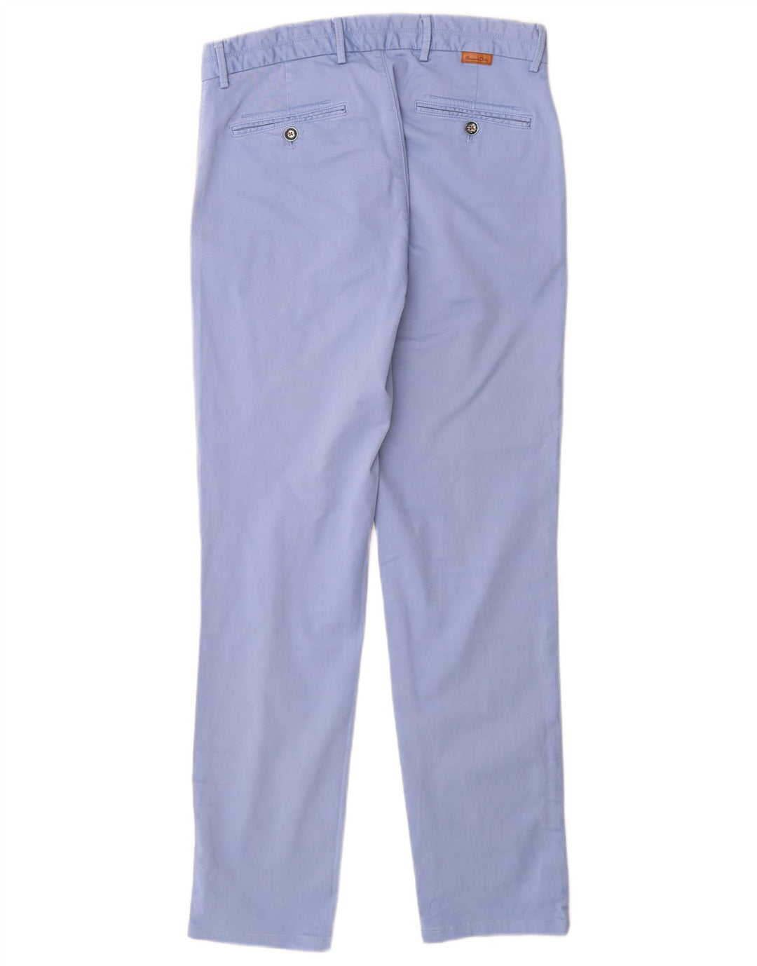 MASSIMO DUTTI Mens Slim Fit Chino Trousers EU 38 Small W30 L30 Blue