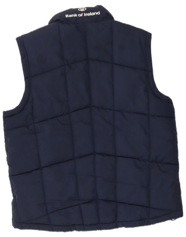 Canterbury Mens Leinster Rugby Graphic Padded Gilet UK 40 Large Navy Blue