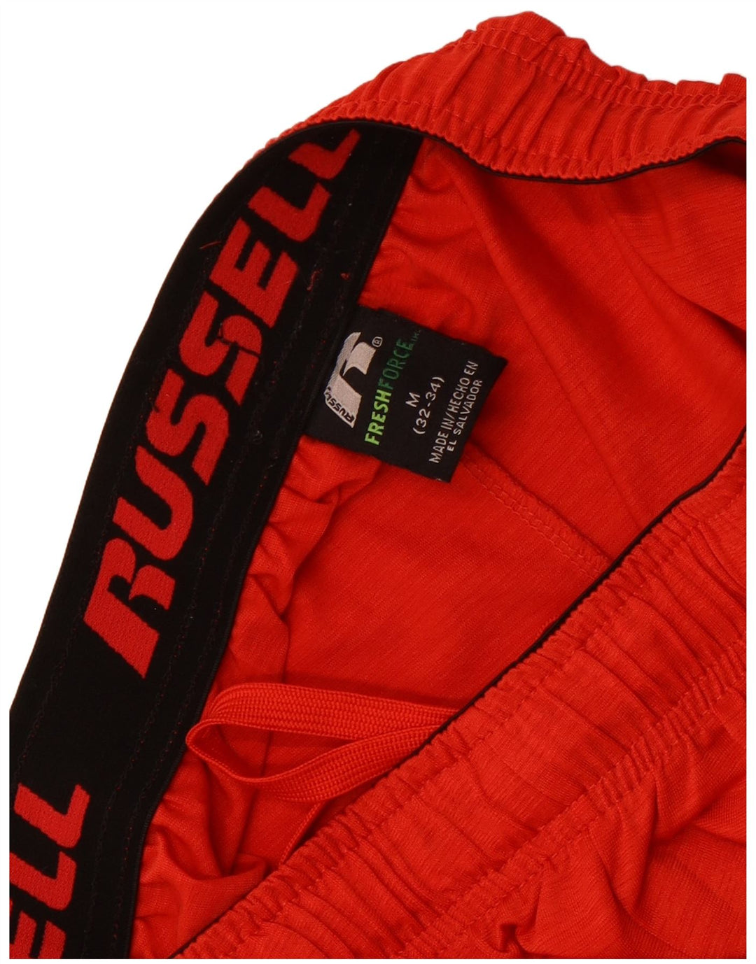 Russell Athletic Mens Sport Shorts Medium  Red Colourblock