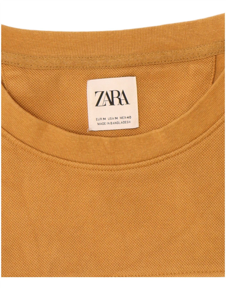 Zara Womens Sweatshirt Jumper UK 14 Medium Multicoloured Colourblock