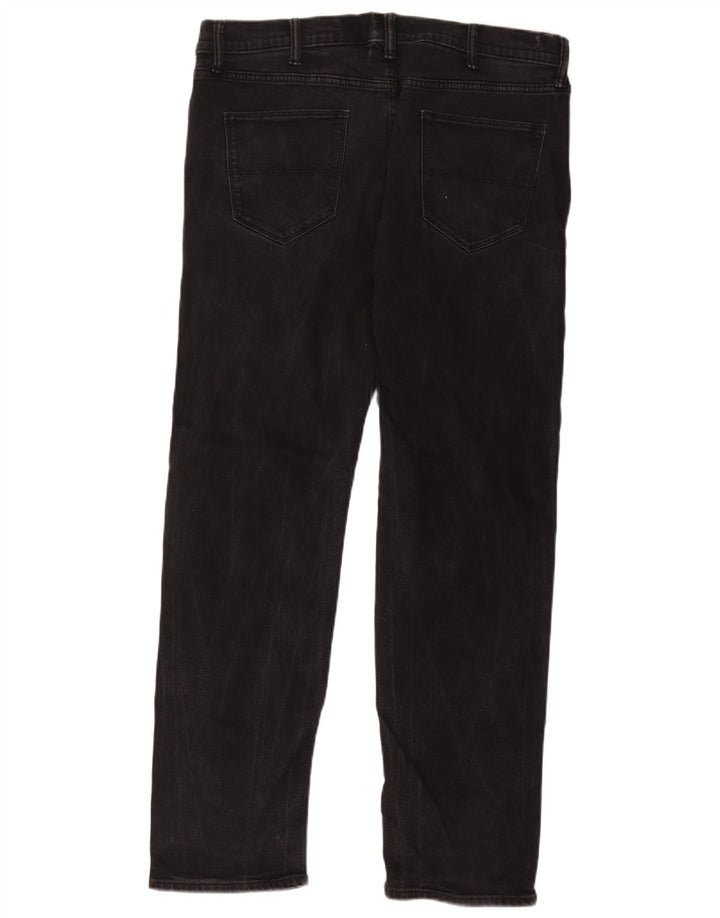 Marks & Spencer Mens Straight Jeans W38 L33 Black Cotton