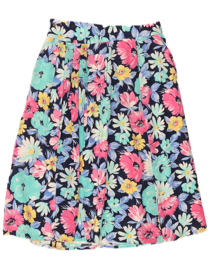 Hansen Womens Flared Skirt W30 Medium Multicoloured Floral