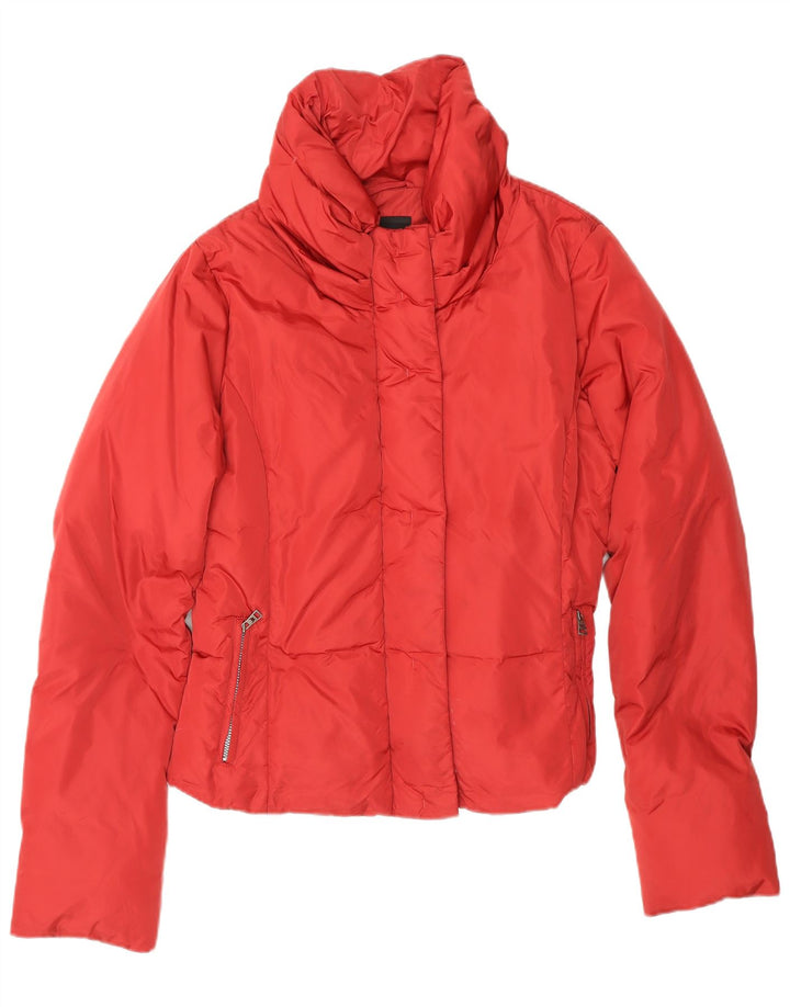 MAX MARA Womens Weekend Padded Jacket UK 12 Medium Red Polyamide Winter