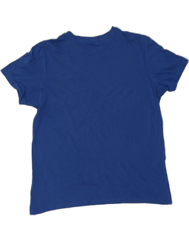 CHAMPION Mens Graphic T-Shirt Top Large Blue Vintage Champion and Second-Hand Champion from Messina Hembry 