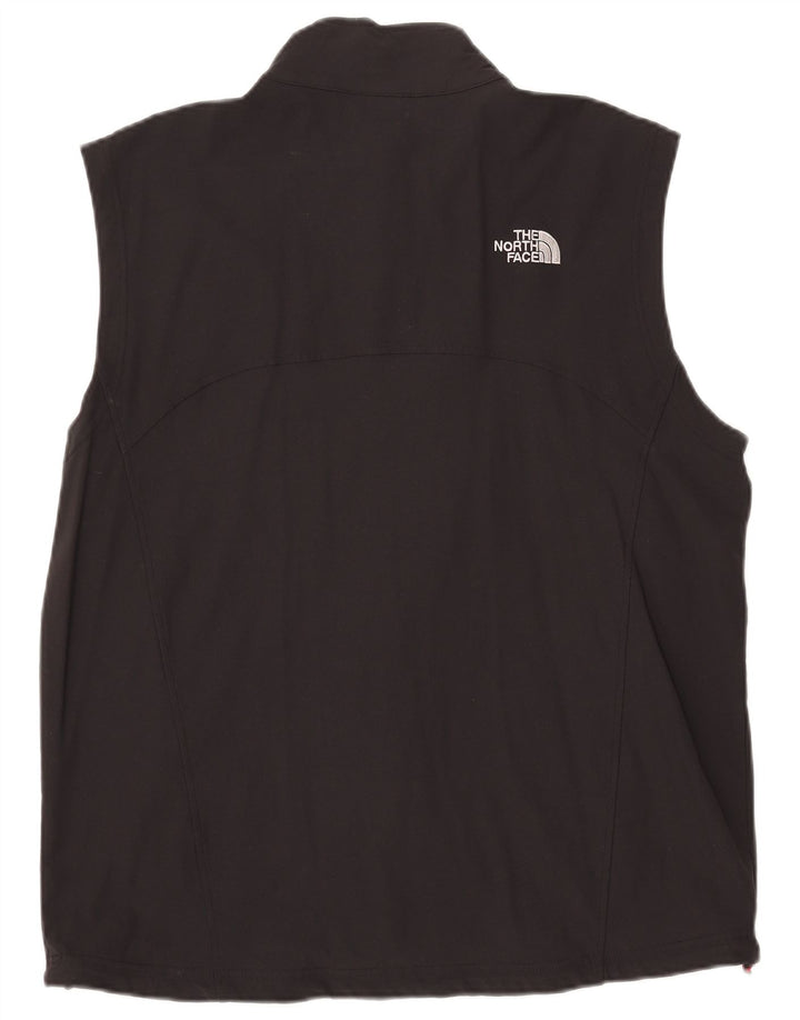 THE NORTH FACE Mens Sleeveless Tracksuit Top Jacket XL Black Nylon