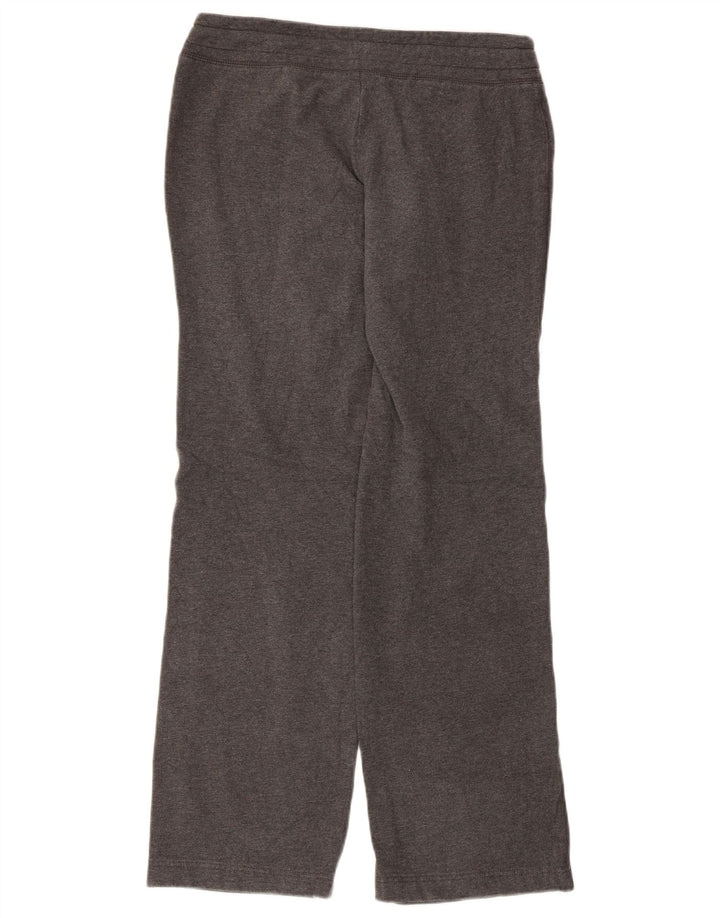 EDDIE BAUER Womens Tracksuit Trousers UK 10 Small  Grey Cotton