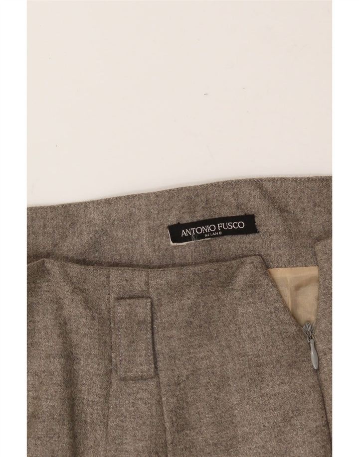 ANTONIO FUSCO Womens Pencil Skirt W30 Medium  Grey Vintage Antonio Fusco and Second-Hand Antonio Fusco from Messina Hembry 