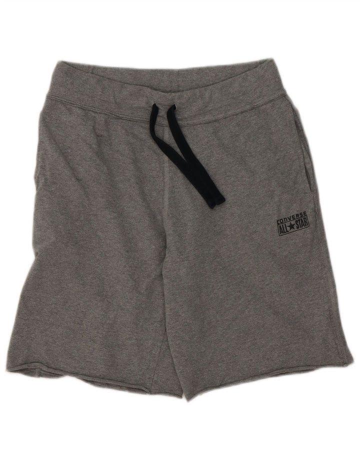 Converse Mens Sport Shorts Small Grey Cotton