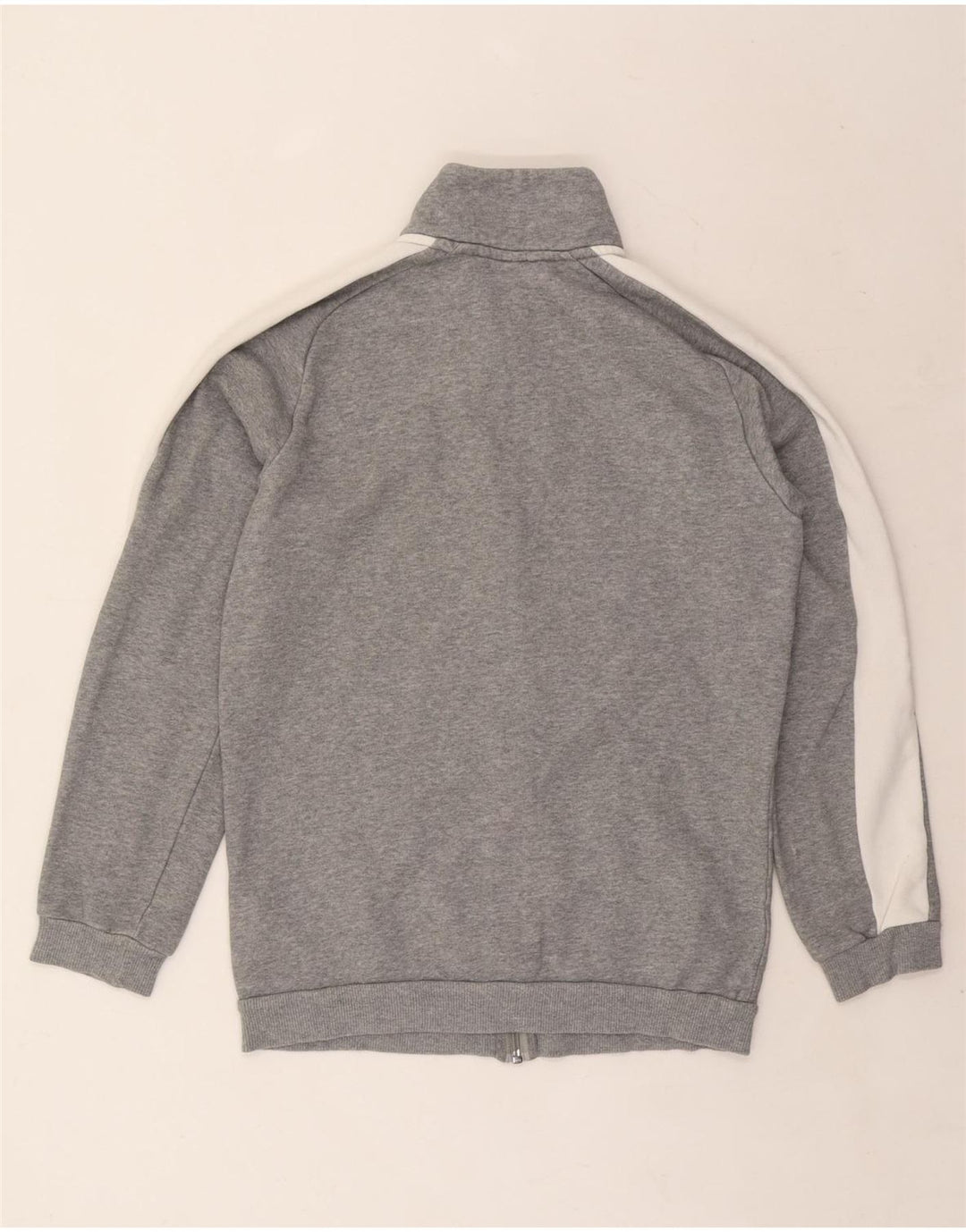 PUMA Mens Tracksuit Top Jacket XS Grey Colourblock Cotton