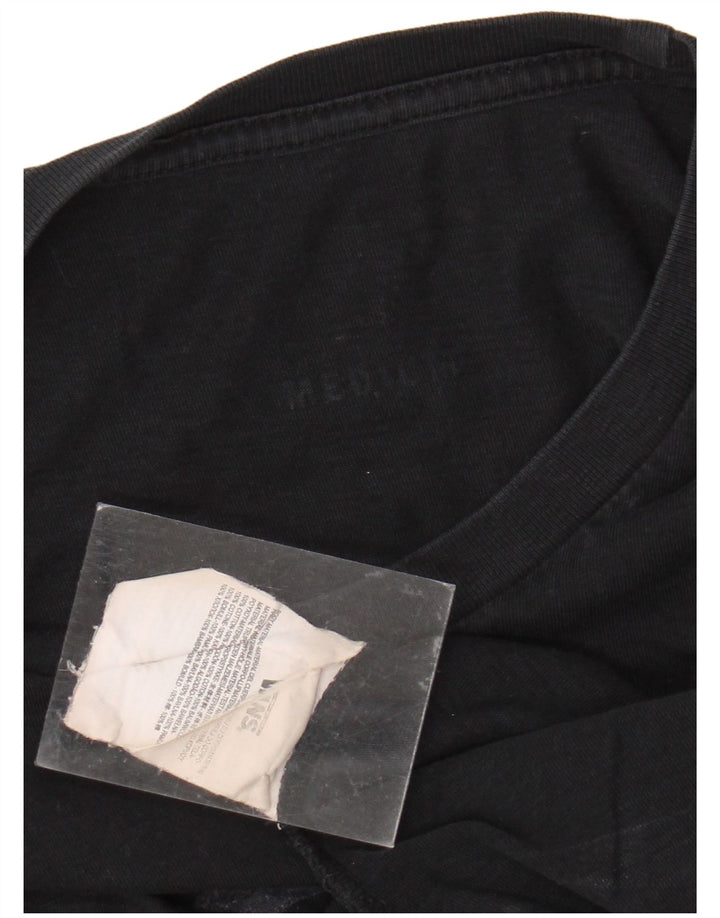 VANS Mens Graphic Top Long Sleeve Medium Black Cotton