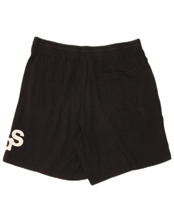 Adidas Mens Graphic Sport Shorts Large Black Cotton