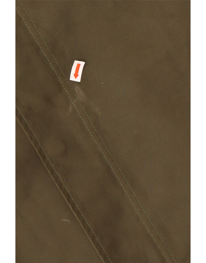 Scotch & Soda Mens Amsterdam Hooded Parka Jacket UK 38 Medium Khaki