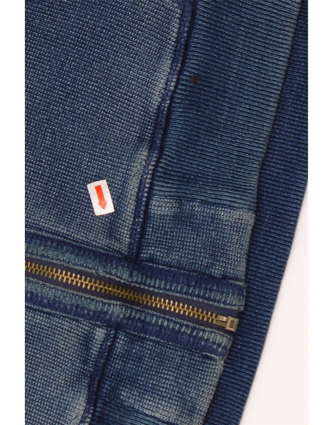 FAT FACE Mens Zip Hoodie Sweater Medium Navy Blue Cotton