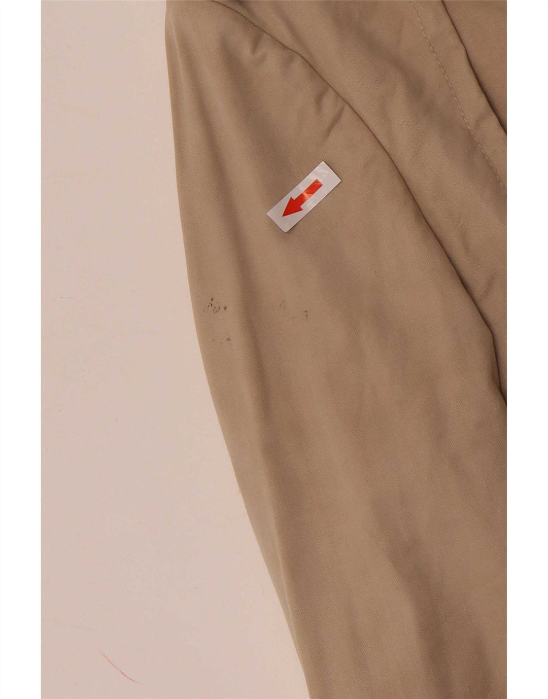 Massimo Dutti Womens Short Double Breasted Trench Coat UK 14 Medium Beige