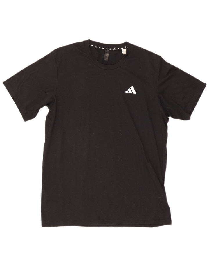 Adidas Mens Aeroready T-Shirt Top Large Black Polyester