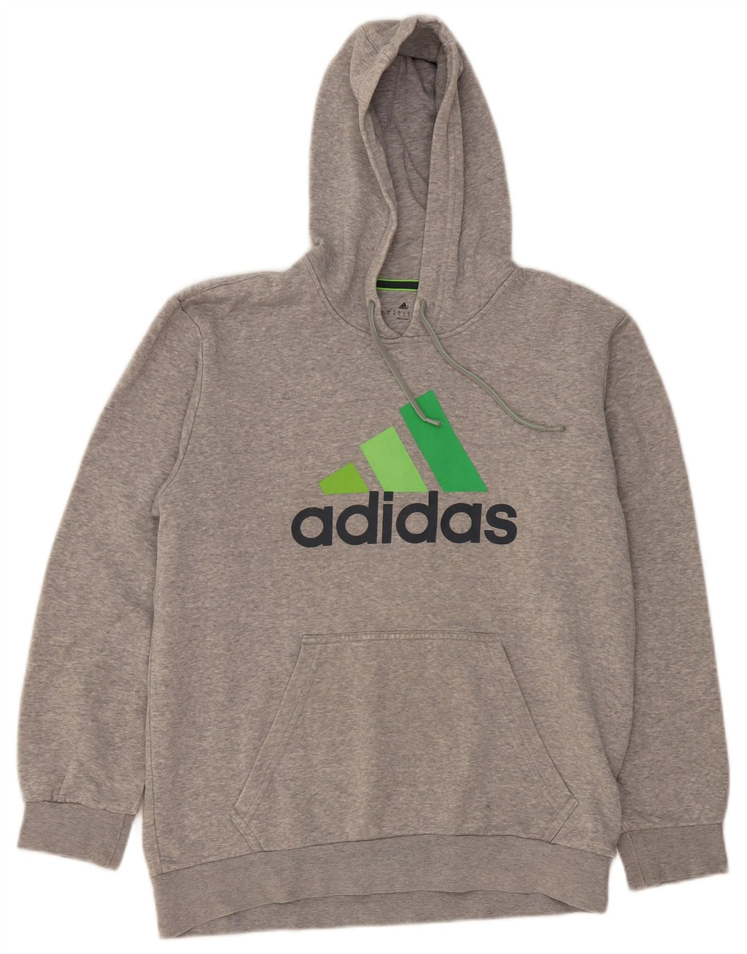 Adidas Mens Graphic Hoodie Jumper Medium Grey