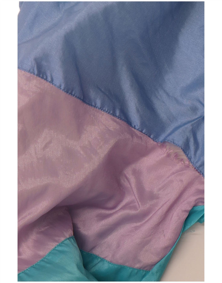 VINTAGE Mens Tracksuit Top Jacket XL Blue Colourblock