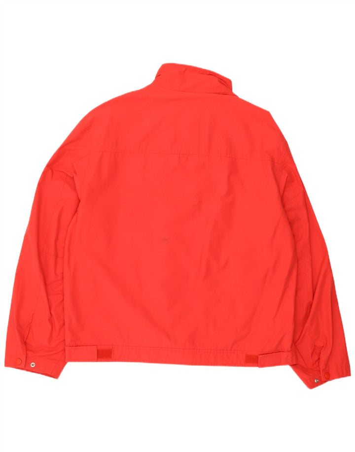 Zara Mens Bomber Jacket UK 42 XL Red Nylon