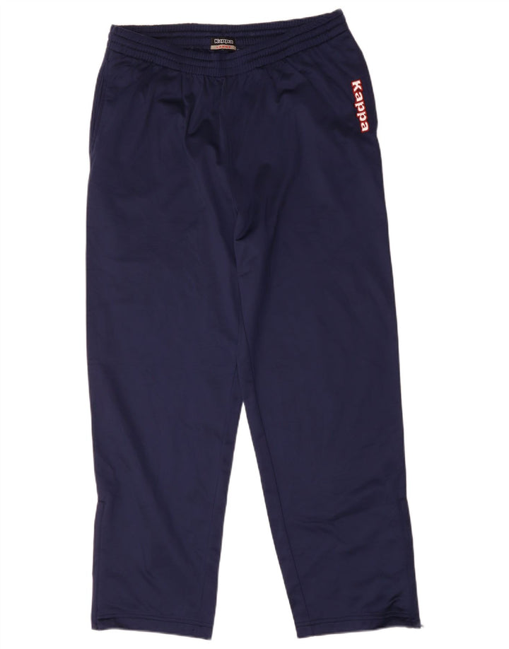 Kappa Mens Graphic Tracksuit Trousers Large Navy Blue