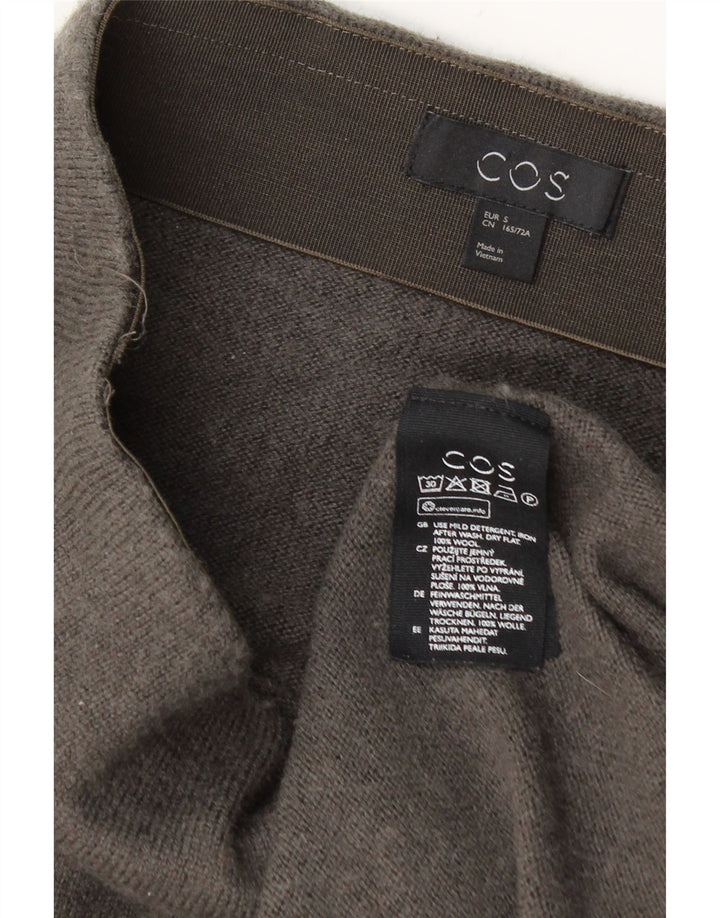 Cos Womens Knit Pencil Skirt Small W27  Grey Wool