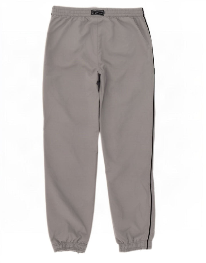 Adidas Mens Graphic Tracksuit Trousers Joggers Medium Grey Polyester
