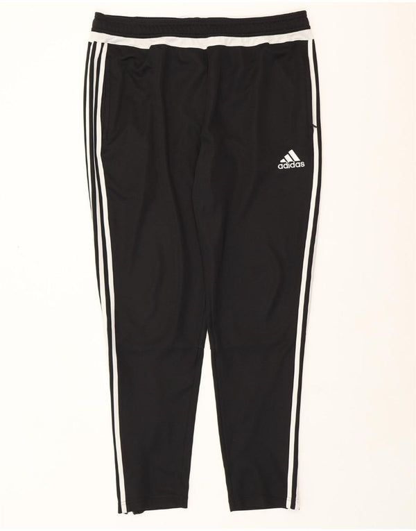 ADIDAS Mens Climacool Tracksuit Trousers XL Black Colourblock Polyester