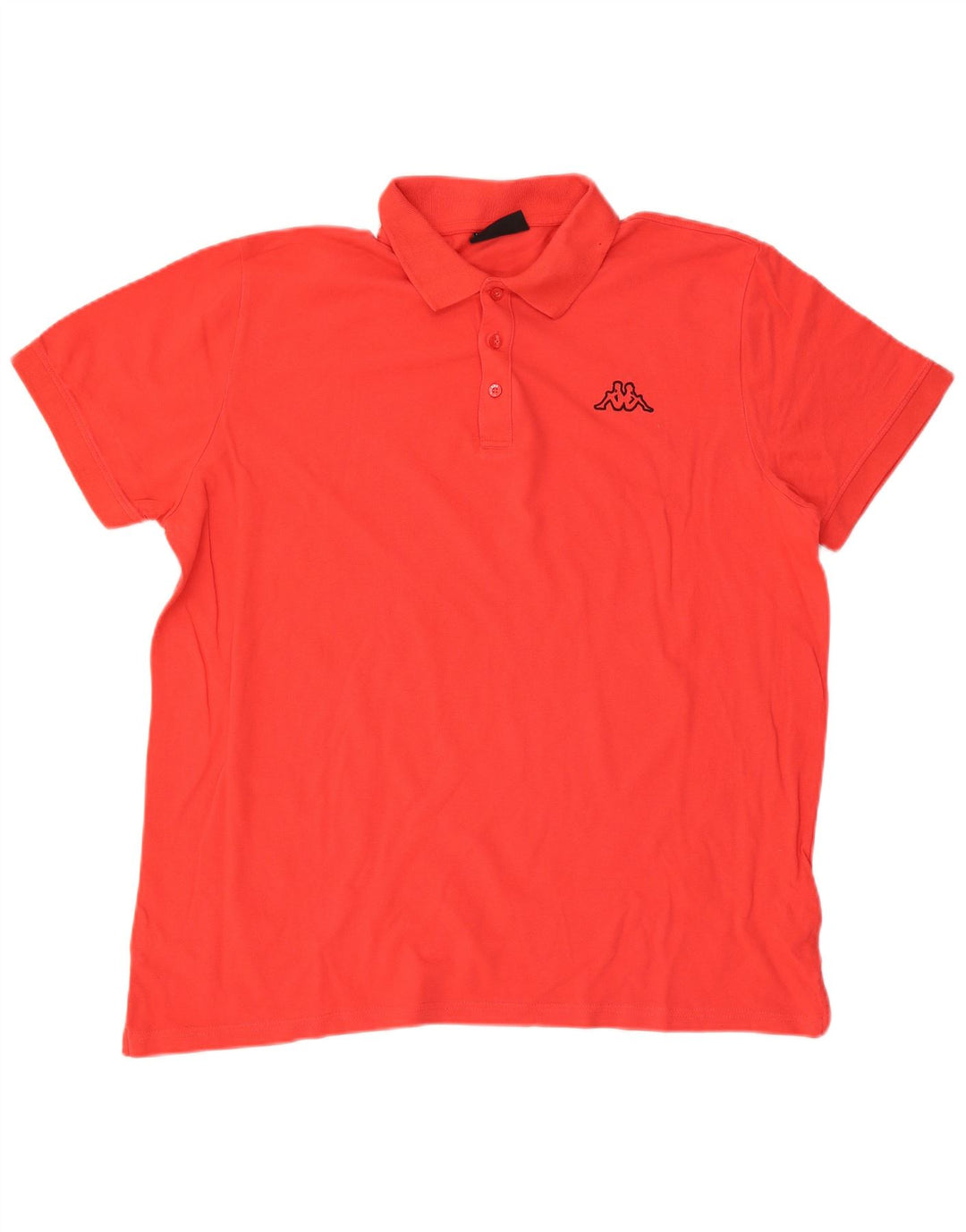 Kappa Mens Polo Shirt 2XL Red Cotton
