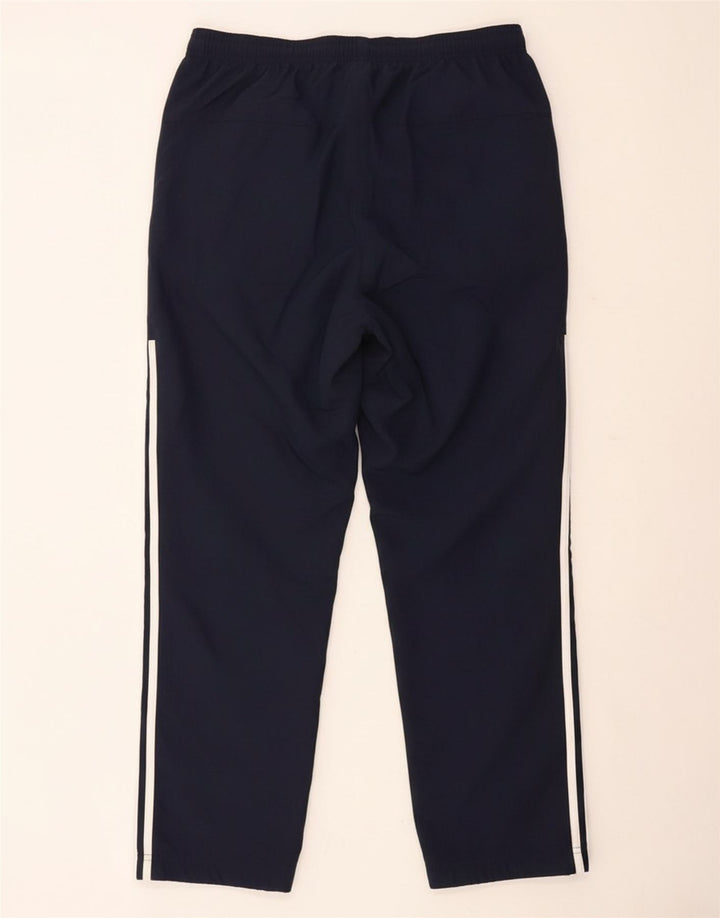 ADIDAS Mens Tracksuit Trousers Joggers Large  Navy Blue Polyester