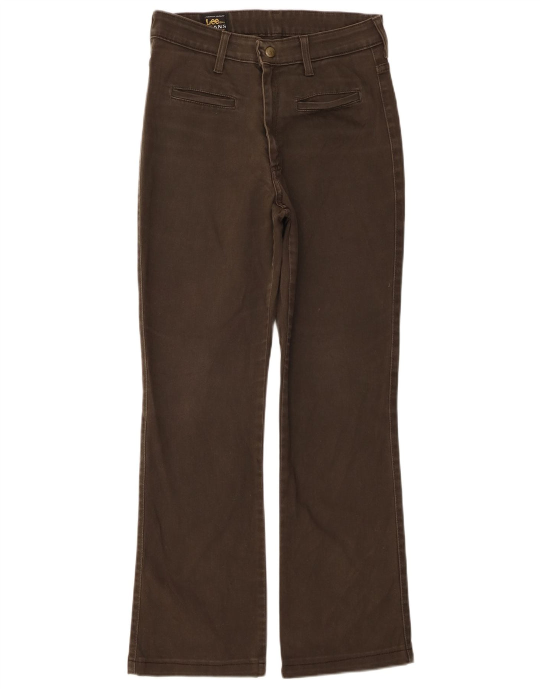 LEE Womens Straight Casual Trousers W26 L27  Khaki