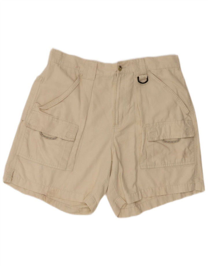 Columbia Mens Cargo Shorts Medium W32 Beige Cotton