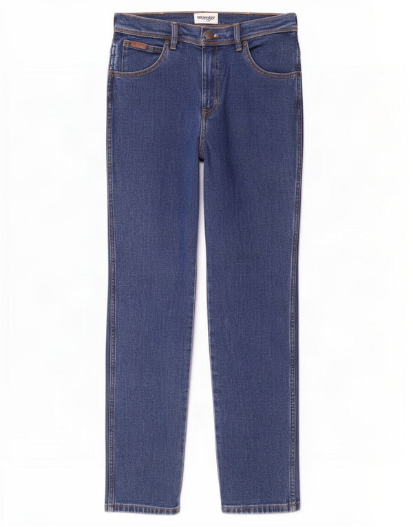 Wrangler Mens Texas Slim Jeans W32 L34 Blue Cotton