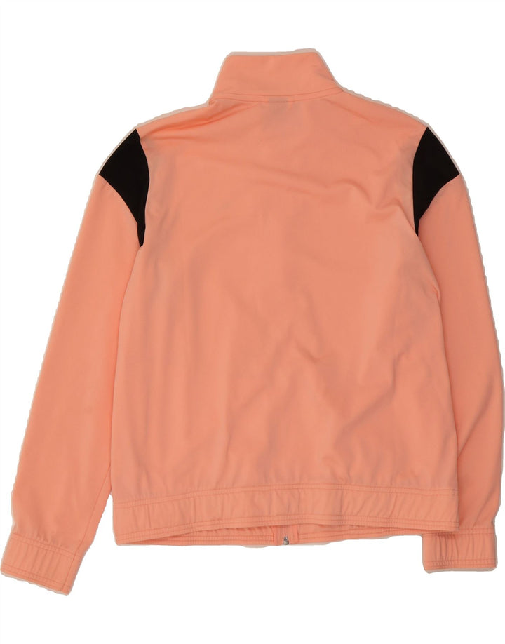 PUMA Womens Tracksuit Top Jacket UK 16 Large Pink Colourblock Vintage Puma and Second-Hand Puma from Messina Hembry 