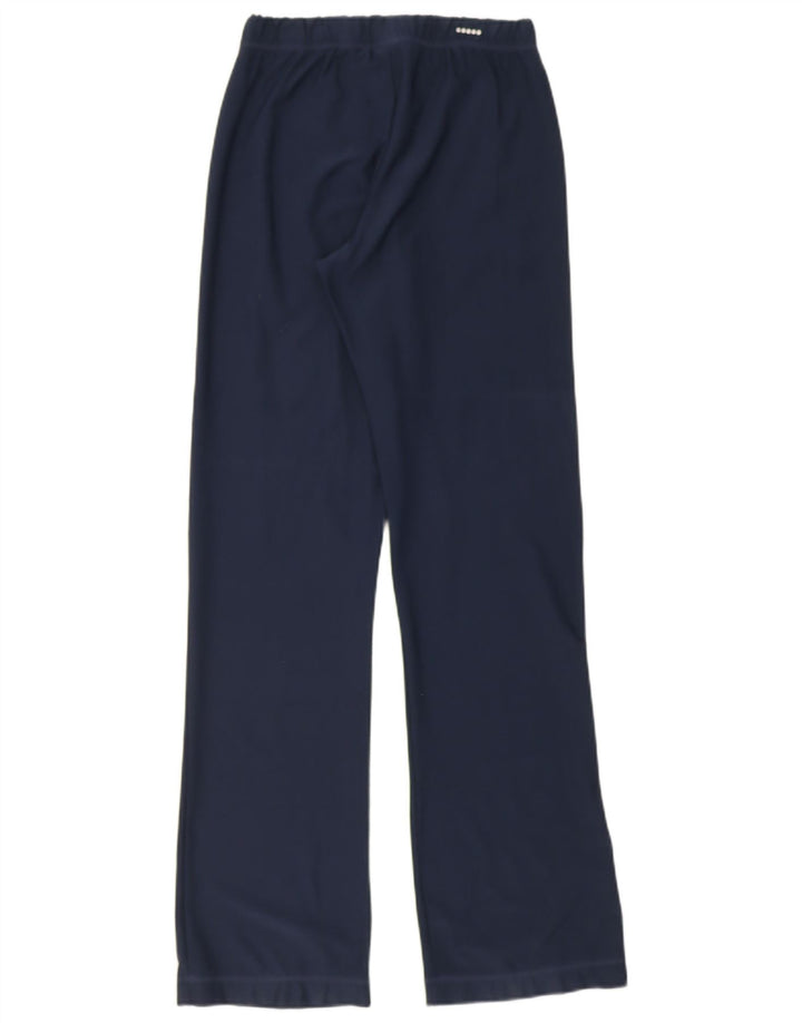 NIKE Womens Tracksuit Trousers US 12/14 Large Navy Blue Polyester
