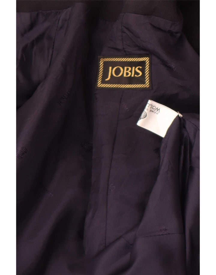 Jobis Womens Longline Double Breasted Blazer Jacket UK 14 Medium Navy Blue