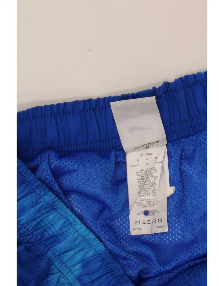 Nike Mens Swimming Shorts Medium Blue Tie Dye Polyester