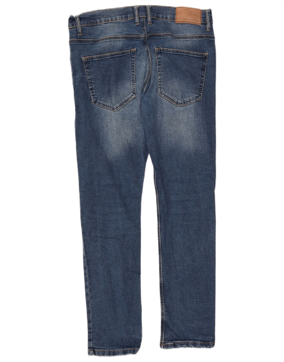 FRENCH CONNECTION Mens Slim Jeans W34 L30 Blue Cotton