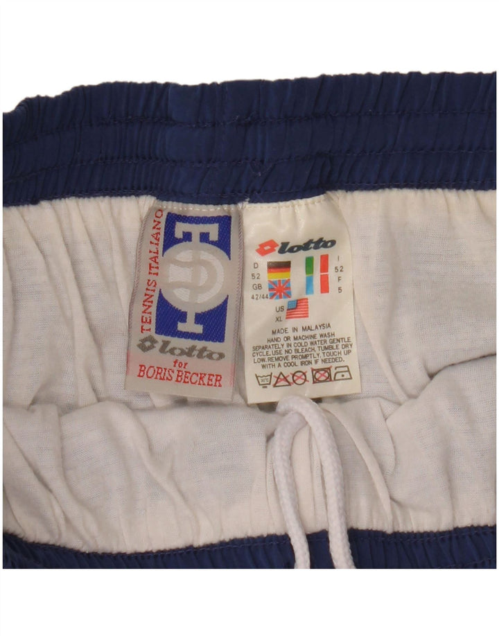 LOTTO Mens Tracksuit Trousers UK 42/44 XL  Navy Blue Polyester