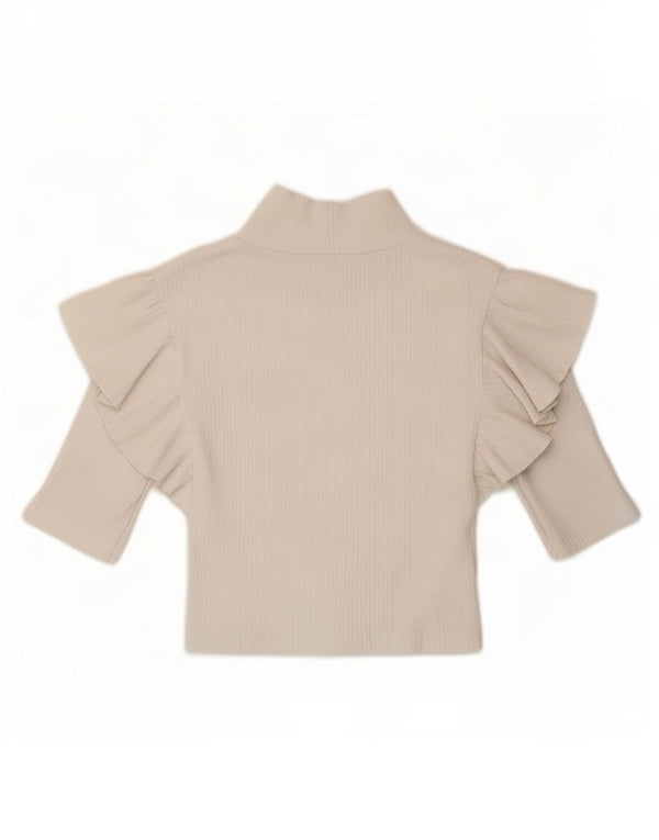 Zara Womens Crop Top UK 8 Small White
