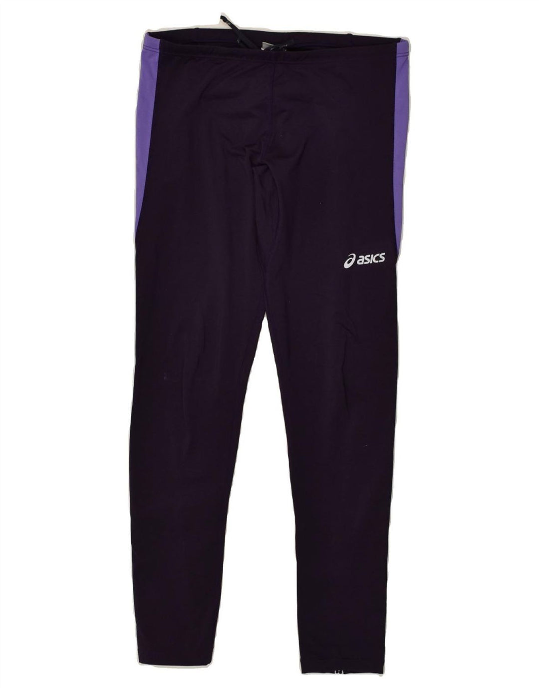 ASICS Womens Tracksuit Trousers UK 14 Medium Purple Polyester | Vintage Asics | Thrift | Second-Hand Asics | Used Clothing | Messina Hembry 