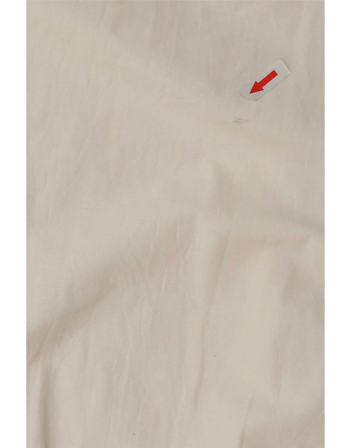 WPM Mens Wildcats Graphic Bomber Jacket UK 40 Large White Colourblock