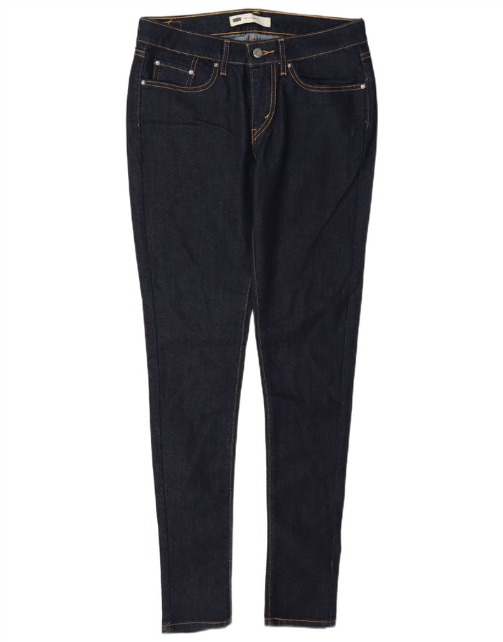 Levi's Womens 535 Legging Jeans W30 L32 Navy Blue Cotton