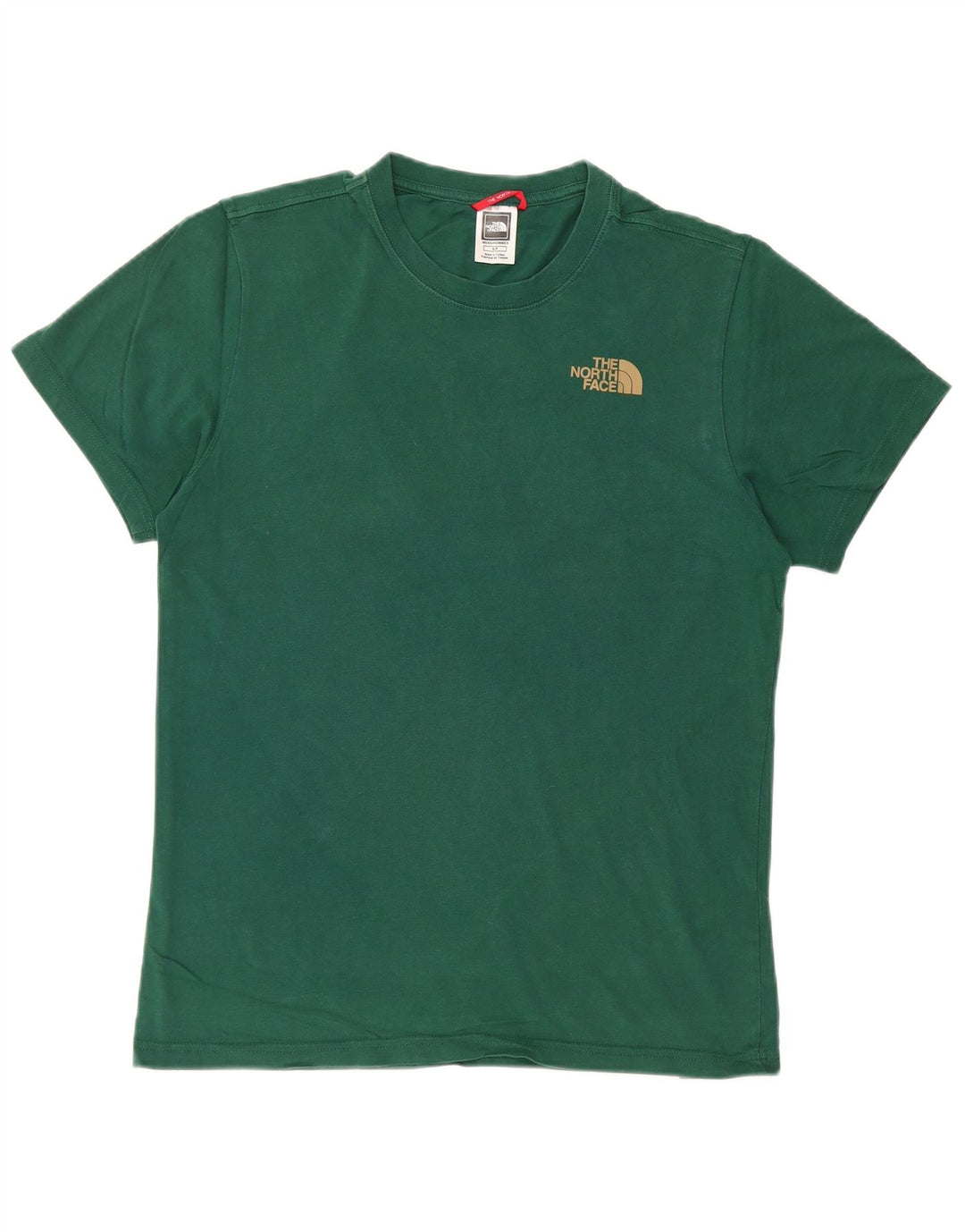 THE NORTH FACE Mens Graphic T-Shirt Top Small Green