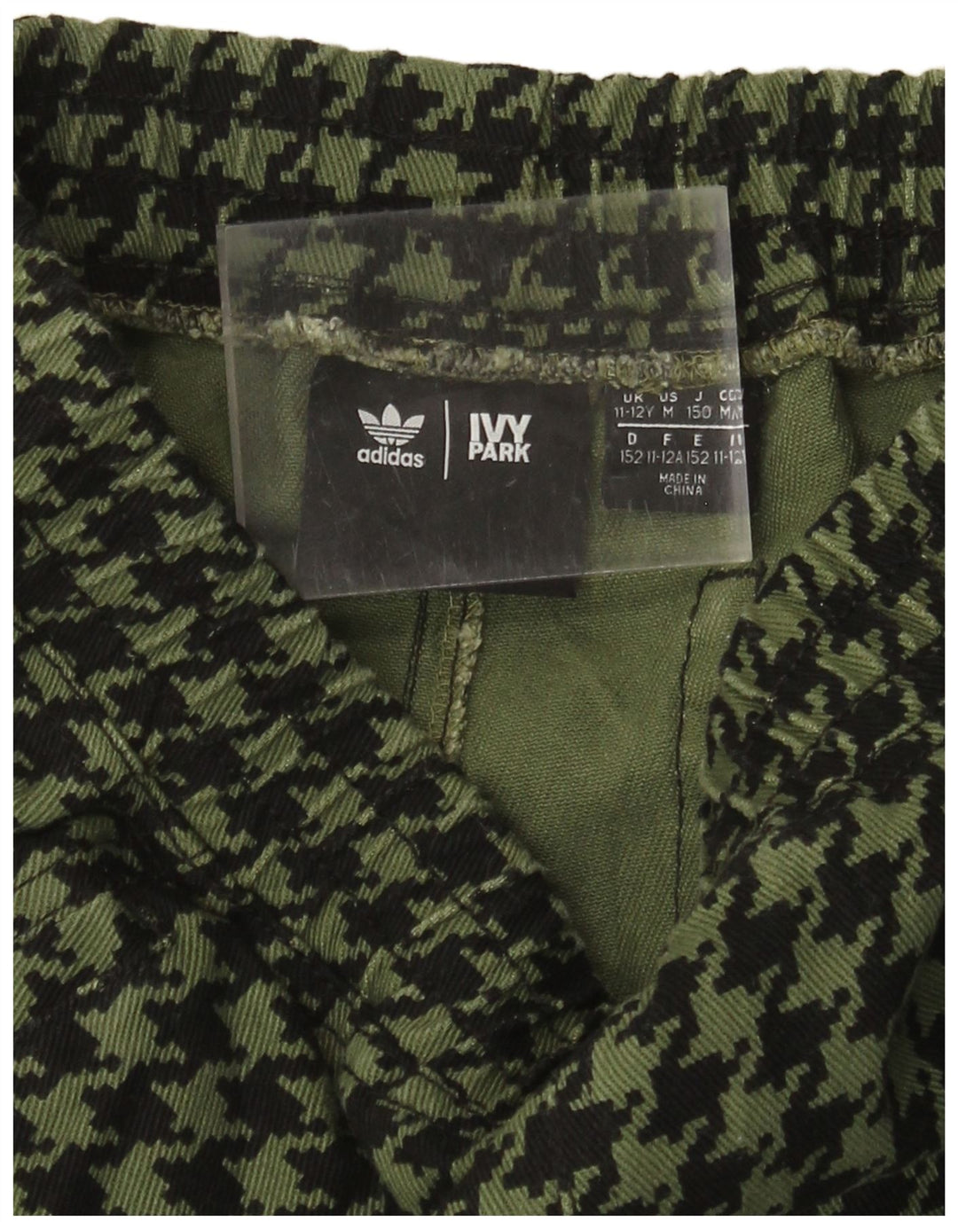 ADIDAS Girls Ivy Park Casual Trousers 11-12 Years W24 L25 Green