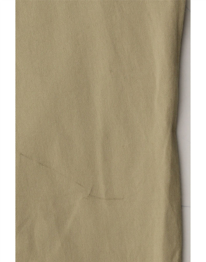 IZOD Mens Salt Water Straight Chino Trousers W40 L32 Beige Cotton