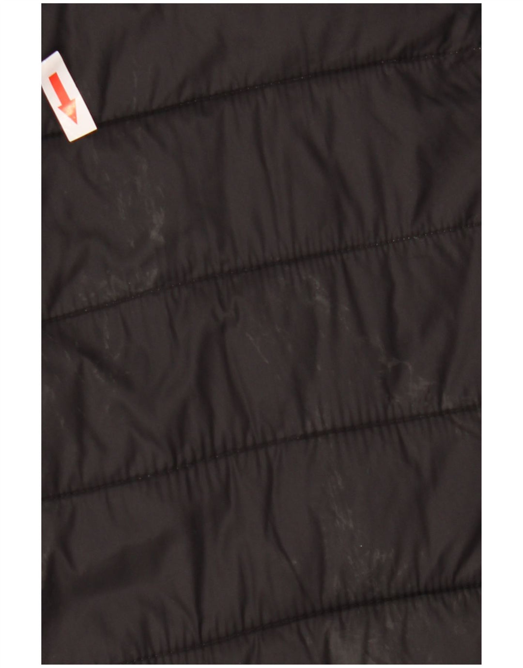Kappa Mens Hooded Padded Jacket UK 44 2XL Black Polyamide