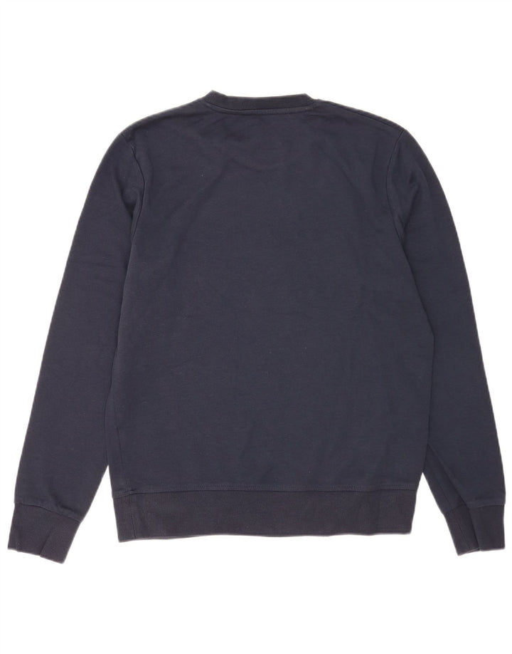 Jack & Jones Mens Sweatshirt Jumper Medium Navy Blue Cotton
