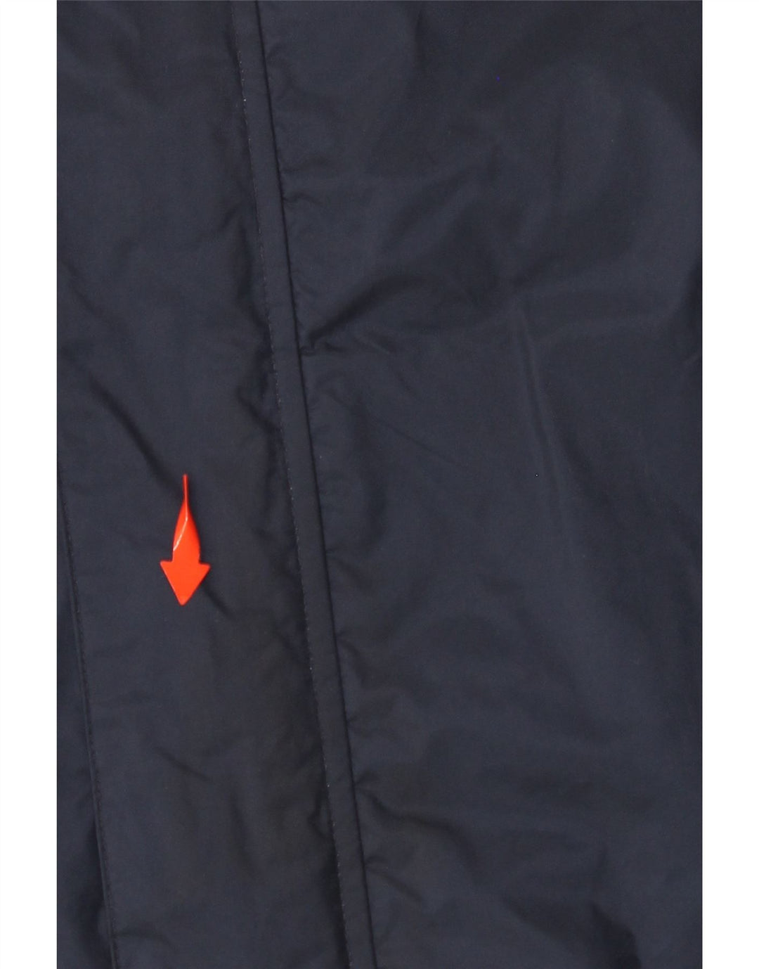 ADIDAS Mens Hooded Rain Jacket UK 40 Large Navy Blue Nylon