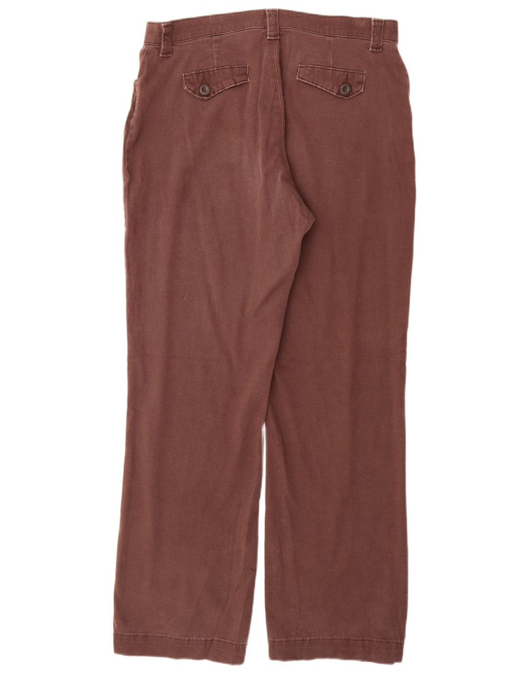 LEE Womens Straight Casual Trousers US 12 Large W32 L31 Brown Cotton