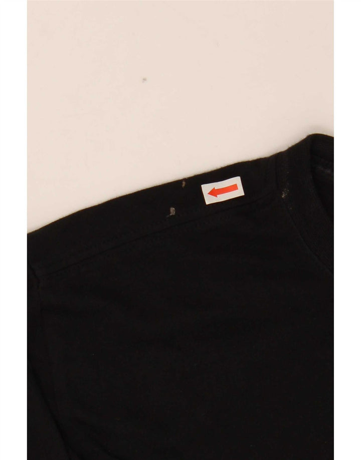 Nike Mens T-Shirt Top Medium Black Cotton